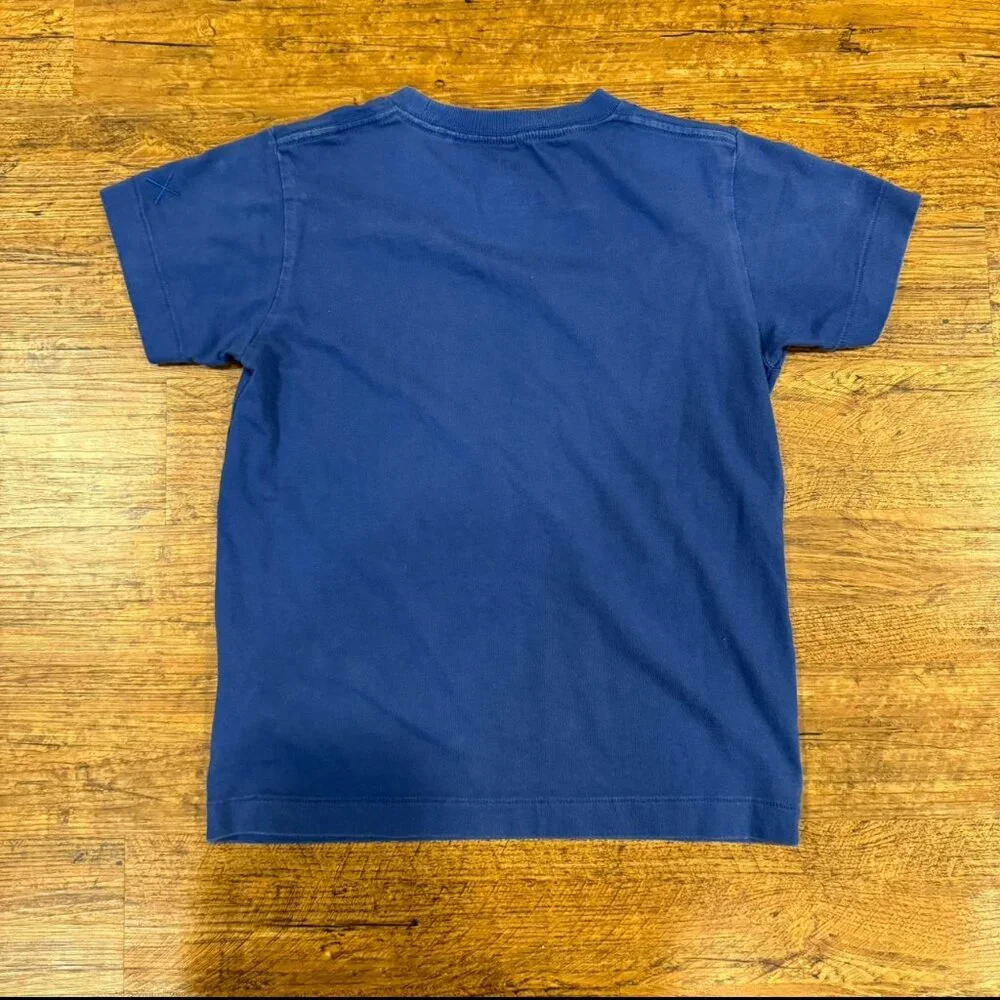 Uniqlo KAWS Sesame Street Blue Elmo‎ Graphic T Shirt Kid's Boy's Girl's M 7-8